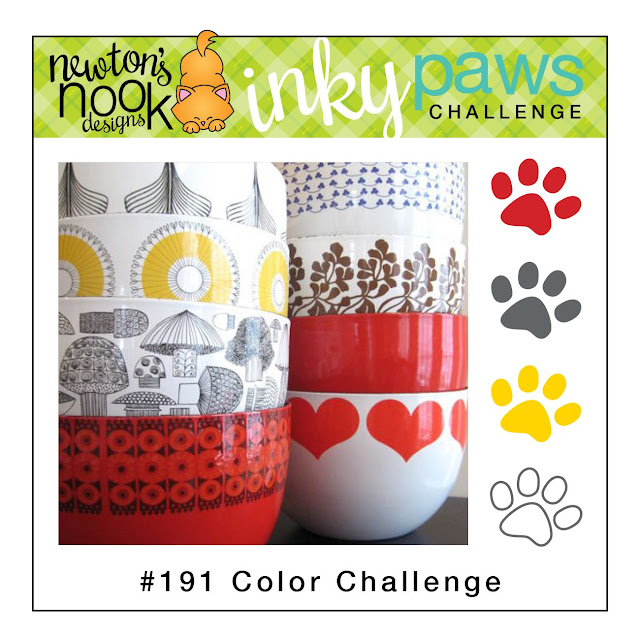 Newton's Nook Designs Inky Paws Challenge - Color Challenge