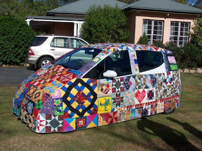 Quilted Art Car from Down Under