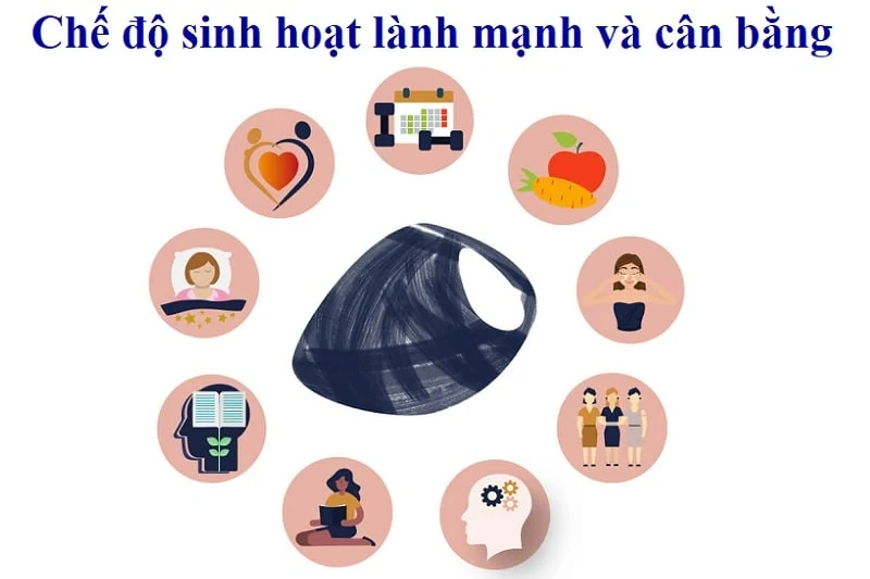 Chế độ sinh hoạt lành mạnh và cân bằng