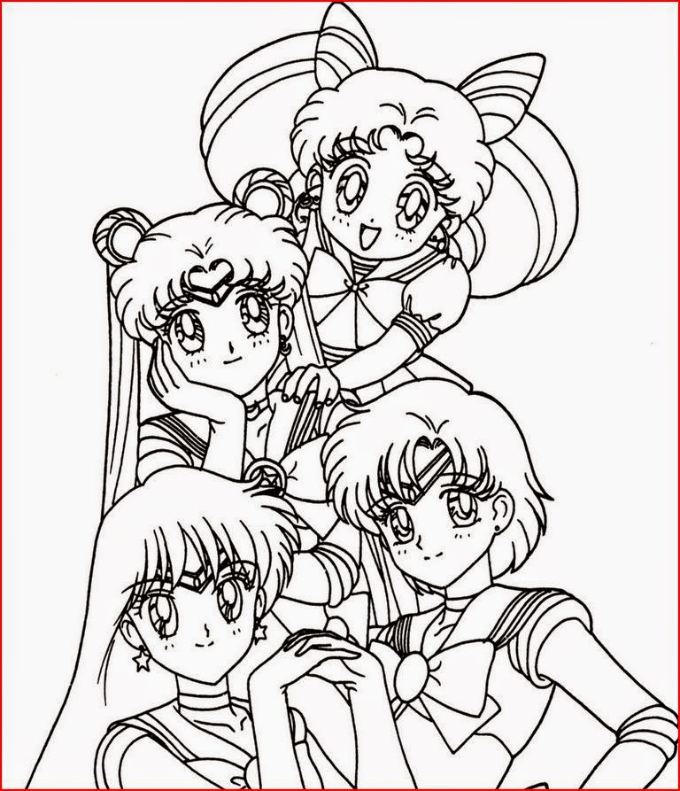 Download Coloring Pages: Anime Coloring Pages Free and Printable