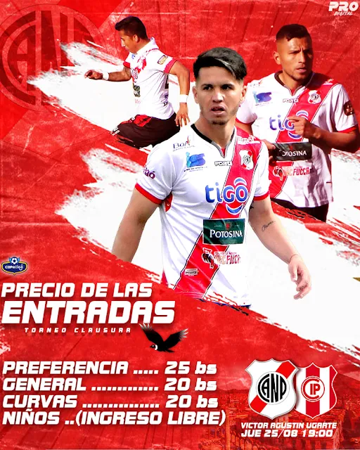 Entradas Nacional Potosi vs Independiente