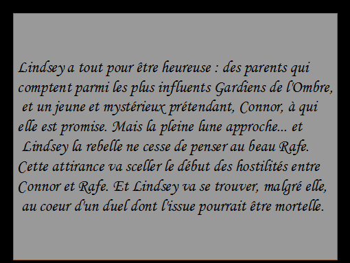 Les gardiens de l'ombre, tome 2 : Clair de lune de Rachel Hawthorn