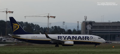 Boeing 737-8AS(WL) nr EI-EBM, Ryanair, Kraków Airport