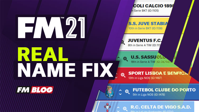 Football Manager 21 Real Name Fix Fm21 Fm Blog