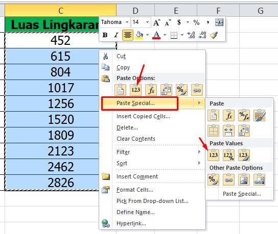 Cara Menghilangkan Rumus di Excel