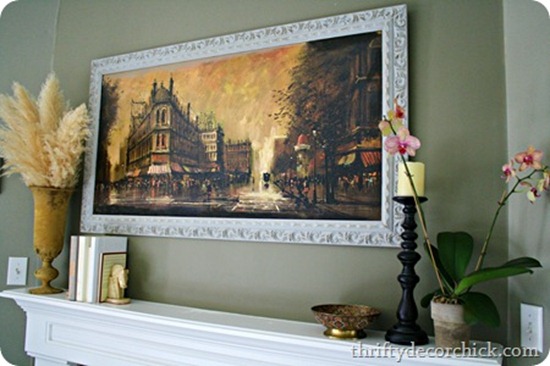 decorating a mantel