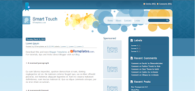 Smart Touch, Template Blog SEO