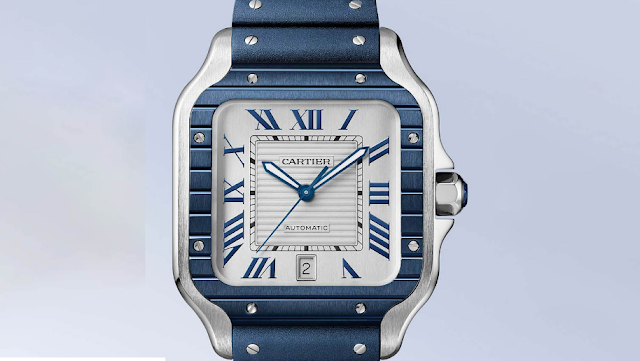 Introduction of the Cartier Santos De Cartier Blue Dial 2022 Watch Replica