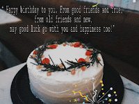 Birthday Wishes Name Happy Birthday Cake Gif