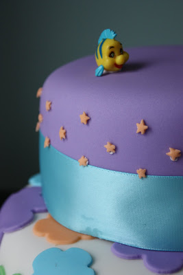  Mermaid Birthday Cake on Frosting Sweetly Baked Treats  Paige S Little Mermaid Birthday Cake