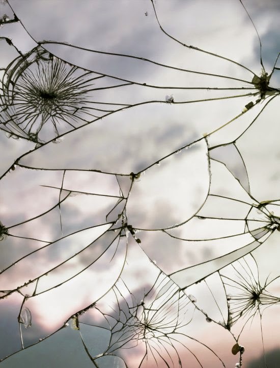 Bing Wright fotografia céus espelho quebrado broken mirror evening skies