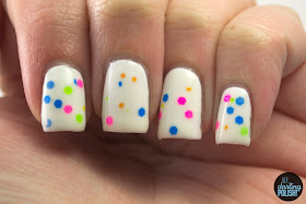 true colors, white, green, blue, pink, purple, neon, glitter, nails, nail polish, polish, indie, indie nail polish, indie polish, hey darling polish, squishy face polish