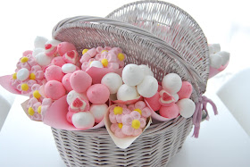 Cesta de chuches dulce para celebraciones