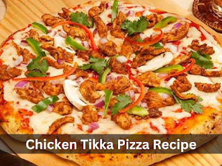 Chicken Tikka Pizza Without Oven Recipe