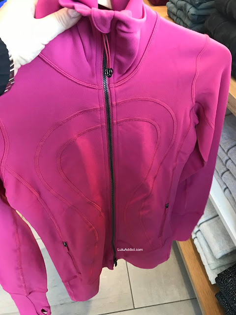 lululemon violet-red in-stride-jacket