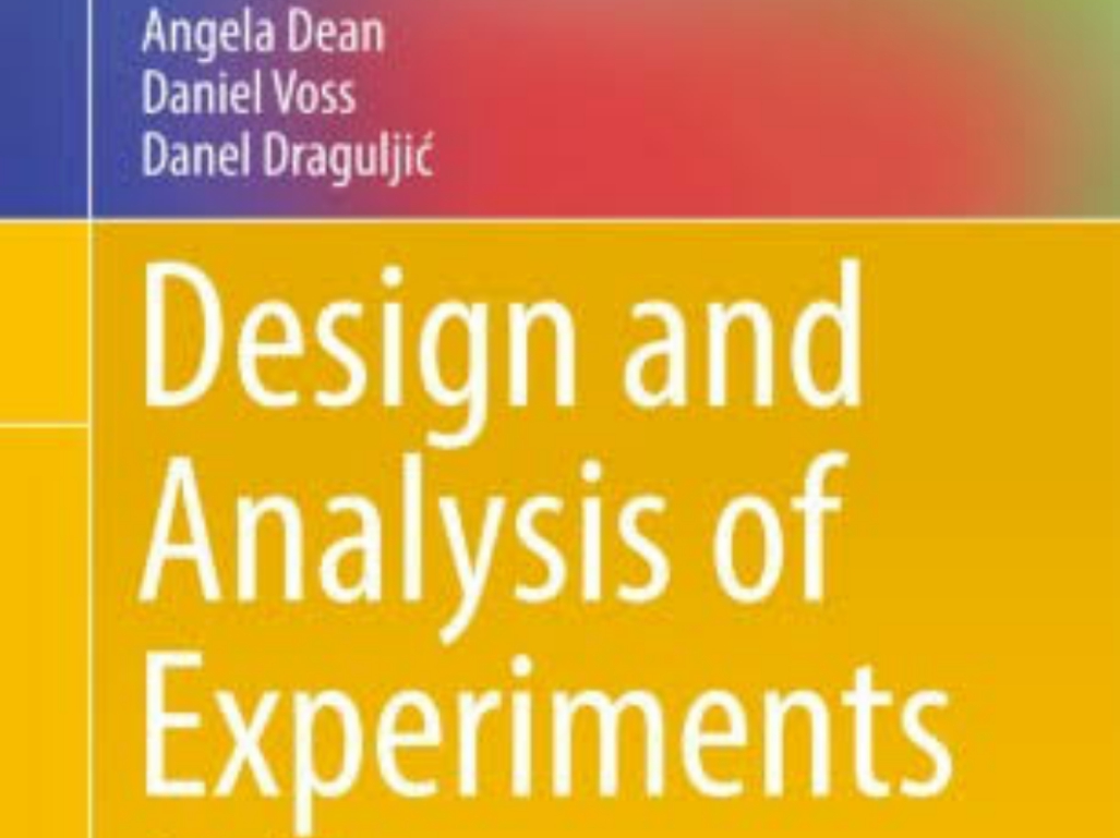 PDF(679 pages 4MB): Download Best Textbook For Design And Analysis Of Experiment