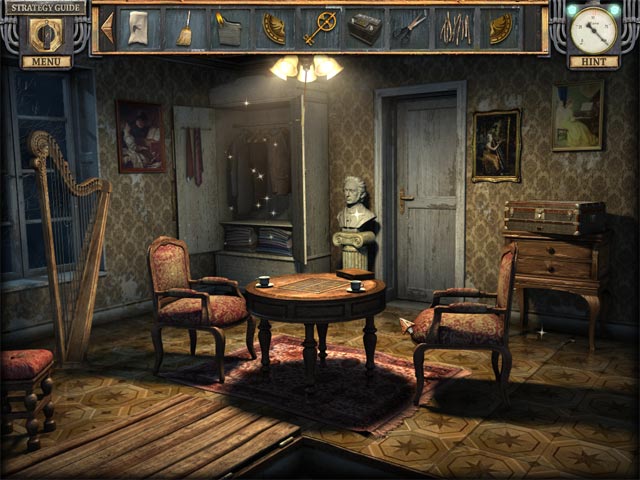 Silent Nights: The Pianist Collector's Edition. Screenshot of the harp.