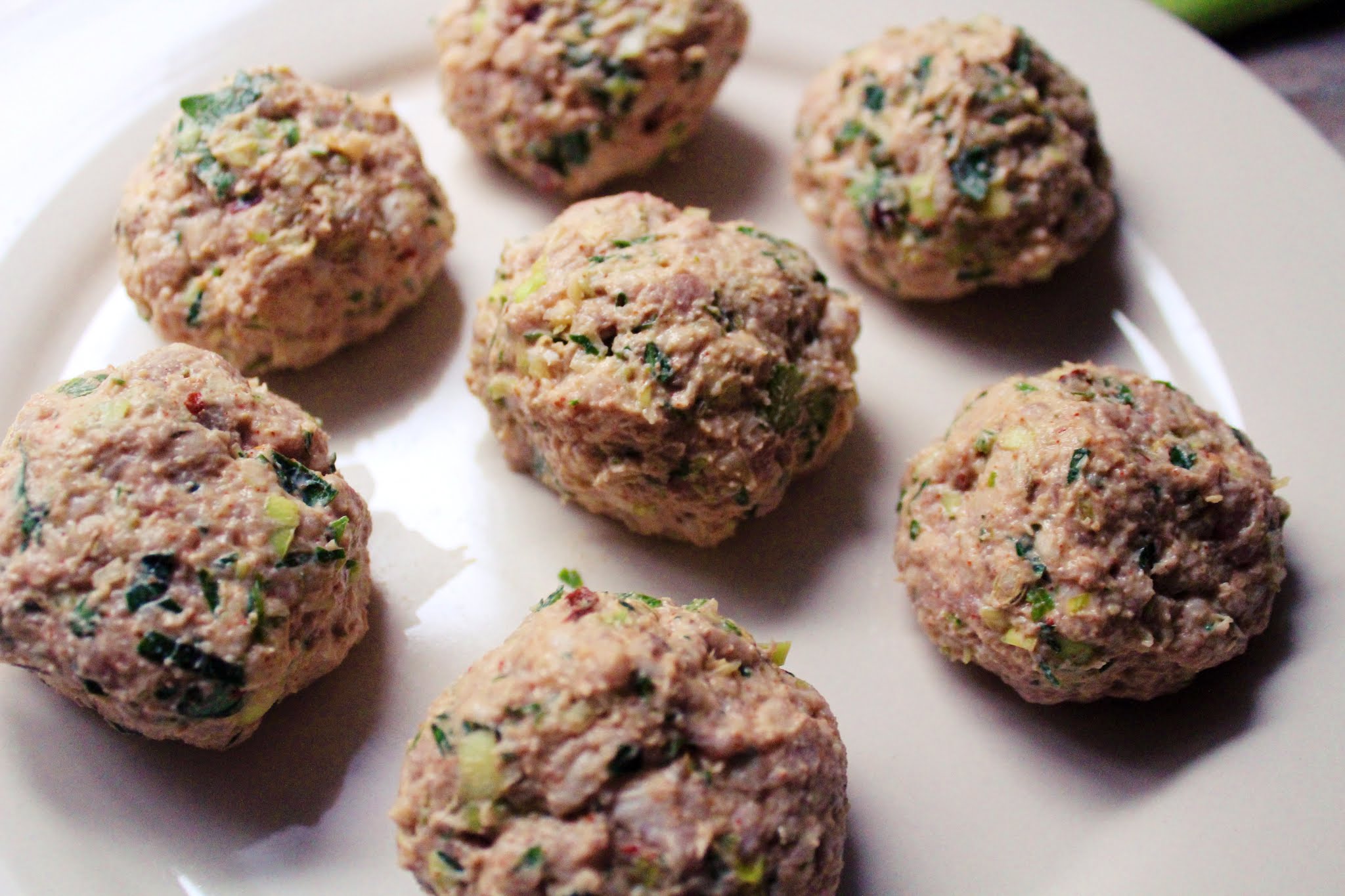 Spicy Pork Meatballs in Brothy Tomatoes and Toasted Fennel