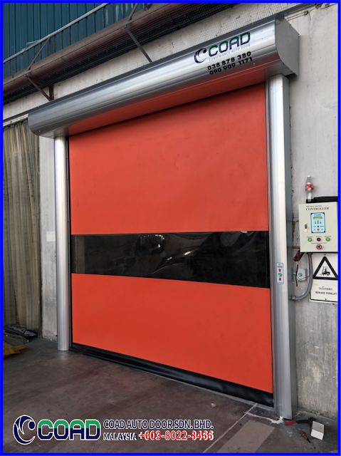 COAD, High Speed Door, INDONESIA, INDUSTRIAL DOOR, JAPAN, KOREA, MALAYSIA, Pintu Berkelajuan Tinggi, pintu pvc, PVC Roller Shutter Door, THAILAND, VIETNAM, シート製高速シャッター, 