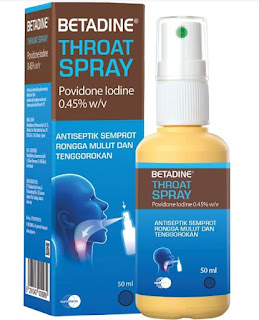 Semprotan Sakit Gigi di Pasaran Betadine Throat Spray