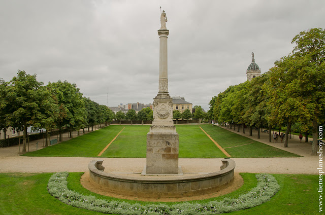 Parque Thabor que ver en Rennes jardines Bretaña Francia diario