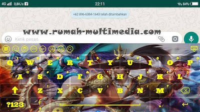 Cara Membuat Keyboard Foto Mobile Legends di Android