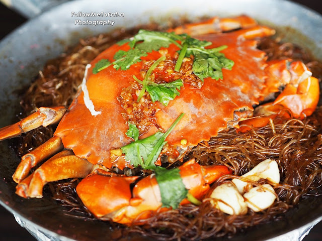 Claypot Glass Noodles With Crab