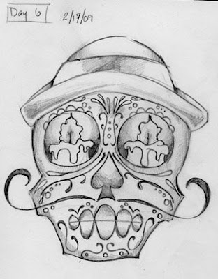 skull tattoo drawings
