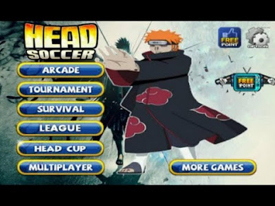 Head Soccer Mod Naruto Senki Unlimited Money Mod Apk