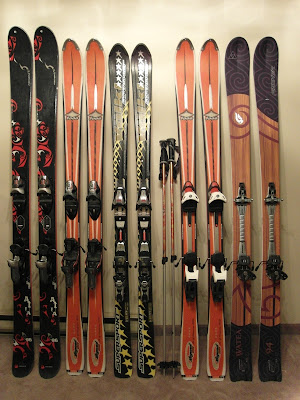 2010-2011 ski quiver, from The SnowWay.com