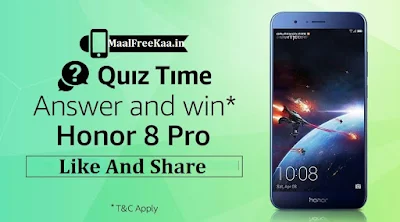 Quiz time Win Honor 8 Pro