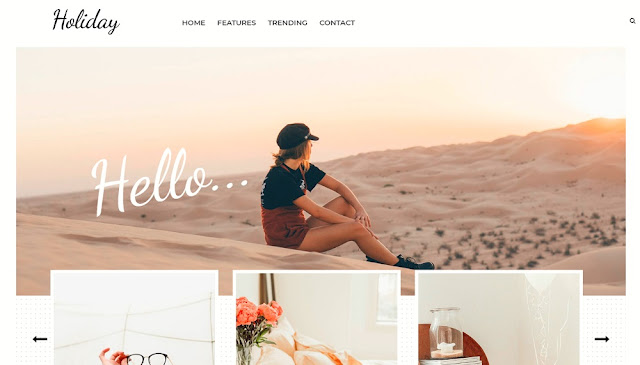Holiday Responsive Lifestyle Blogger Template