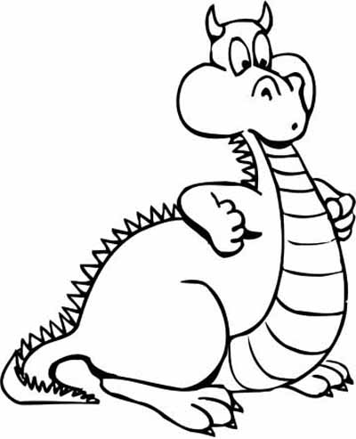 Free Printable Coloring Sheets on The Millenium Cartoon  Free Printable Animal Dragon Coloring Pages
