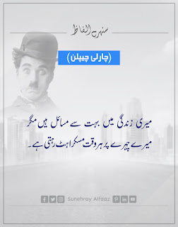 CHARLIE CHAPLIN QUOTES IN URDU