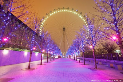 London Eye during Christmas