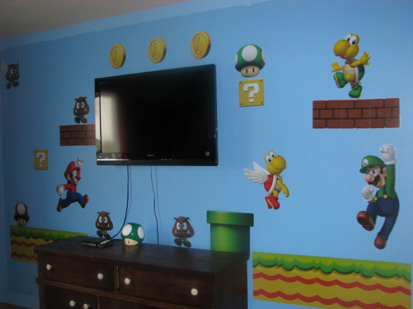 Super Mario Bedroom Decor