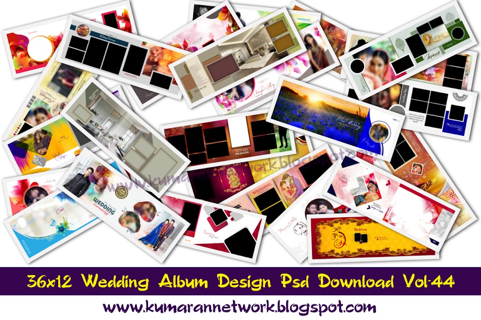 kumarannetwork- Indian Wedding Album Templates Design Psd File Download Vol-44