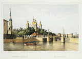 St Nicholas Cathedral by Ferdinand Perrot - Architecture, Landscape Art Prints from Hermitage Museum