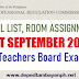 ROOM ASSIGNMENT: Licensure Examination for Teachers (LET) September 2021, Teachers Board Exam