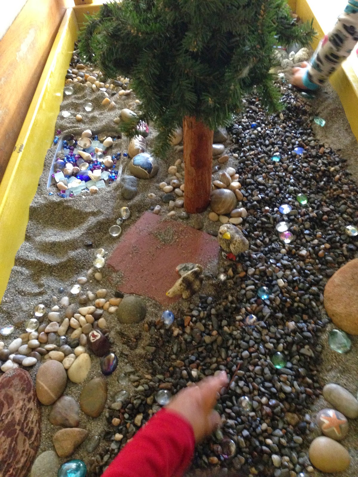 Small World Play in the Sandtable