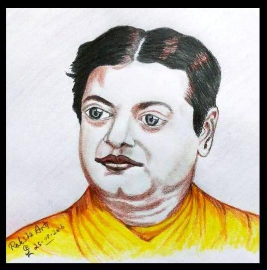 PENCIL DRAWING - Swami Vivekananda