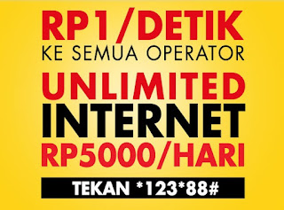 tarif nelpon rp 1 per detik