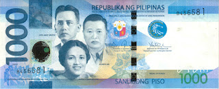 Gambar Uang Filipina 1000 Peso