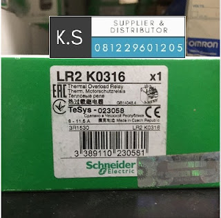 Jual Overload Schneider Electric LR2 K0316-8-11 di Malang