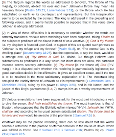 Hebrews 1:8. Yet again ANOTHER Trinitarian deception. Trinitarian commentaries are confused with Psalm 45:6?