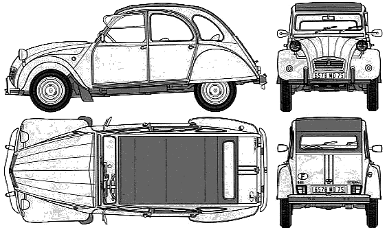 I can think of five reasons why the 2CV is brilliant in snow