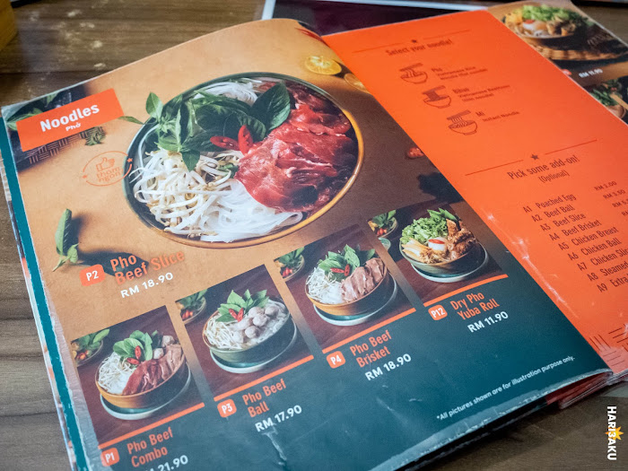 Menu pho daging Saigon Bowl