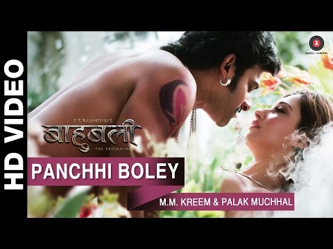 Panchhi Boley song Lyrics - Baahubali(2015),M. M. Keeravani & Palak Muchhal,Prabhas, Anushka Shetty