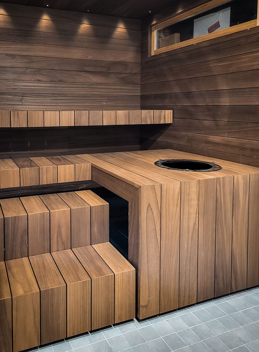 Moderni sauna modernit lauteet