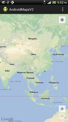 Display my location on Google Maps Android API v2